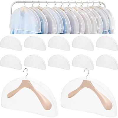 OEM Juego De 12 Fundas Blancas Para Ropa: Bolsa De Tela Transparente, Bolso De Hombro, Funda Para Trajes, Fundas Antipolillas Para Trajes, Vestidos Y Abrigos. OEM Juego De 12 Fundas Blancas Para Ropa: Bolsa De Tela Transparente, Bolso De Hombro, Funda Para Trajes, Fundas Antipolillas Para Trajes, Vestidos Y Abrigos.