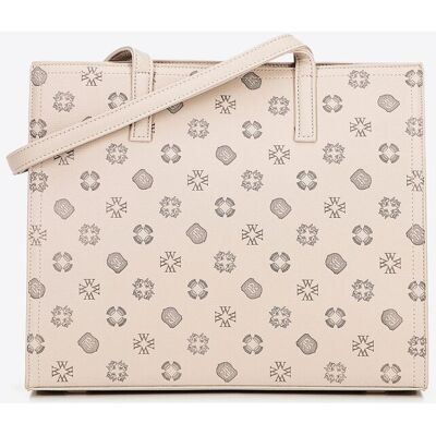 OEM Bolso Shopper Wittchen Para Mujer De Piel Ecológica Con Logotipo Grabado En Relieve, Color Beige. OEM Bolso Shopper Wittchen Para Mujer De Piel Ecológica Con Logotipo Grabado En Relieve, Color Beige.