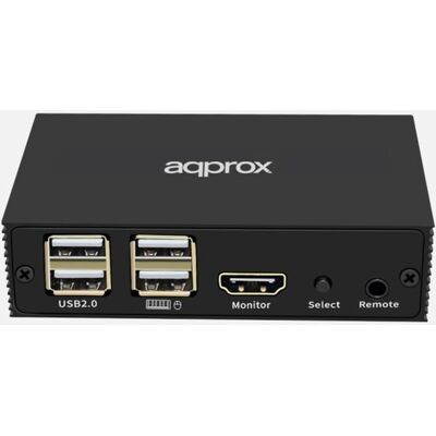 APPROX Conmutador Kvm Hdmi Y Usb De 2x1 4k/30hz (38402160) APPROX Conmutador Kvm Hdmi Y Usb De 2x1 4k/30hz (38402160)