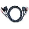 Aten - Cable kvm dvi-d single link usb de 3 m