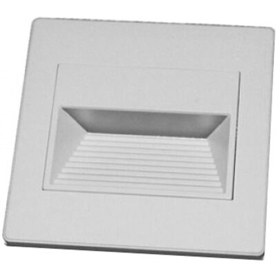 Trade Shop Traesio - Trade Shop - Lampada Segnapasso 1w Led To Parete Muro Applique De Interno 95x95 Mm - Trade Shop Traesio - Trade Shop - Lampada Segnapasso 1w Led To Parete Muro Applique De Interno 95x95 Mm -
