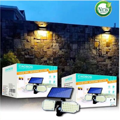 Trade Shop Traesio - Trade Shop - Solar 10w Ip67 Applique With Sensor Moviment Led Luz Tx-9503 - Trade Shop Traesio - Trade Shop - Solar 10w Ip67 Applique With Sensor Moviment Led Luz Tx-9503 -