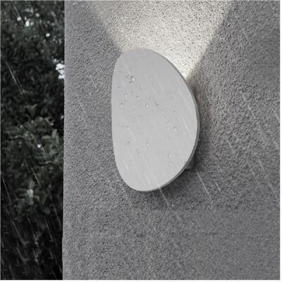 Trade Shop Traesio - Lámpara de Pared - IP65 - 12W - Blanco Trade Shop Traesio - Lámpara de Pared - IP65 - 12W - Blanco