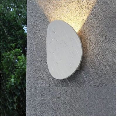 Lámpara de Pared Trade Shop ES65-B Blanca - Luz LED Moderna Interior/Exterior Lámpara de Pared Trade Shop ES65-B Blanca - Luz LED Moderna Interior/Exterior