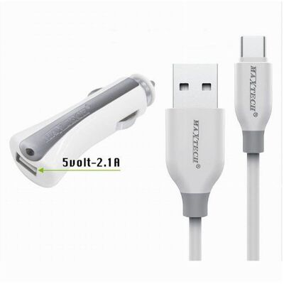 Trade Shop - Caricabatterie Caricatore Auto Cavo Usb Type-c 1mt Ricarica 10w Maxtech Ma-tc01 - Trade Shop - Caricabatterie Caricatore Auto Cavo Usb Type-c 1mt Ricarica 10w Maxtech Ma-tc01 -