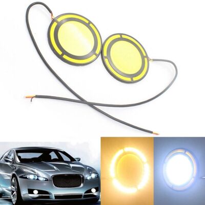 Trade Shop Traesio - Trade Shop - Coppia Luci Led Marcia Diurne Drl Lampade Auto Antinebbia Cob Bianco Freddo - Trade Shop Traesio - Trade Shop - Coppia Luci Led Marcia Diurne Drl Lampade Auto Antinebbia Cob Bianco Freddo -