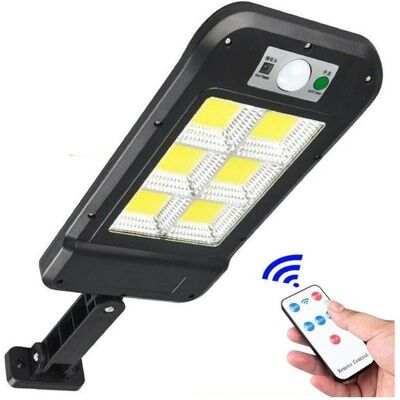 Trade Shop Traesio - Trade Shop - Faro Lampione Stradale Pannello Solare Fotovoltaico Sensore 160 Led Cob Hs-8013 - Trade Shop Traesio - Trade Shop - Faro Lampione Stradale Pannello Solare Fotovoltaico Sensore 160 Led Cob Hs-8013 -