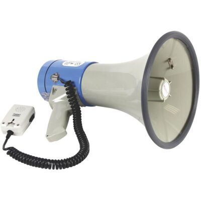 Velleman Megáfono Con Correa Para El Hombro, 25 W, 500 M, Sirena, Función Vocal, Silbato, Micrófono Deportivo Velleman Megáfono Con Correa Para El Hombro, 25 W, 500 M, Sirena, Función Vocal, Silbato, Micrófono Deportivo