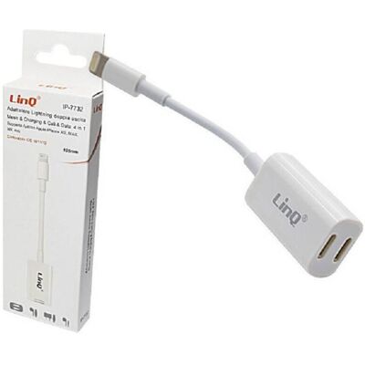 TRADE SHOP TRAESIO Trade Shop - Cavo Adattatore Doppia Uscita Lightning Femmina Musica Chiamate Ricarica Ip-7732 - TRADE SHOP TRAESIO Trade Shop - Cavo Adattatore Doppia Uscita Lightning Femmina Musica Chiamate Ricarica Ip-7732 -