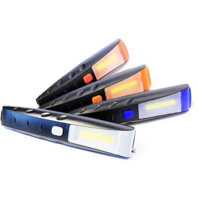 TRADE SHOP TRAESIO Trade Shop - Torcia Lampada Portatile Led Strip Cob + 2 Led Doppia Calamita Estensibile 30 Cm - TRADE SHOP TRAESIO Trade Shop - Torcia Lampada Portatile Led Strip Cob + 2 Led Doppia Calamita Estensibile 30 Cm -