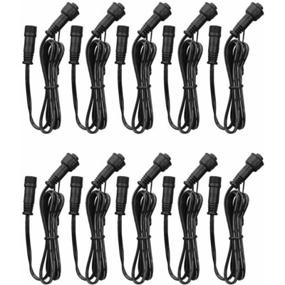 OEM 10 Câble D'Extension, Connecteur Mâle Et Femelle, Ip67 Étanche, 1 Mètre, Pour Spot Led Encastré, Extérieur OEM 10 Câble D'Extension, Connecteur Mâle Et Femelle, Ip67 Étanche, 1 Mètre, Pour Spot Led Encastré, Extérieur