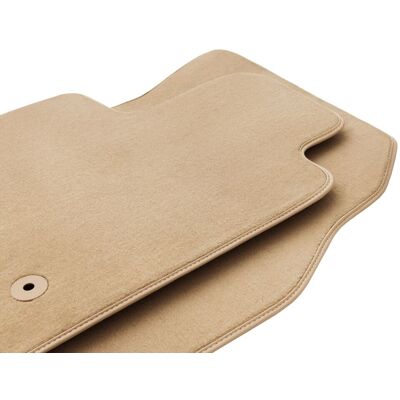 Fortuna - Dodge RAM 1500 - Beige - Front Mats - Alfombrillas de coche Fortuna - Dodge RAM 1500 - Beige - Front Mats - Alfombrillas de coche