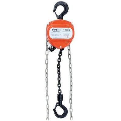 Polipasto Eurolite 58000114 Capacidad 1.0t Cadena 10m Polipasto Eurolite 58000114 Capacidad 1.0t Cadena 10m