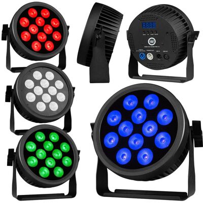 OEM Light4me Cree Alu Quad Par 12 Foco Para Iluminación De Escenarios, Efecto De Luz 12x12w Rgbw Smd Led 4 En 1 OEM Light4me Cree Alu Quad Par 12 Foco Para Iluminación De Escenarios, Efecto De Luz 12x12w Rgbw Smd Led 4 En 1