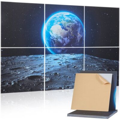 OEM Paneles Acústicos Artísticos, 6 Uds, 600 X 600 X 10 Mm, Baldosas De Pared Insonorizadas, Absorbentes De Sonido Decorativos Autoadhesivos Para El Hogar, Oficina, Estudio, Teatro, Tierra OEM Paneles Acústicos Artísticos, 6 Uds, 600 X 600 X 10 Mm, Baldosas De Pared Insonorizadas, Absorbentes De Sonido Decorativos Autoadhesivos Para El Hogar, Oficina, Estudio, Teatro, Tierra