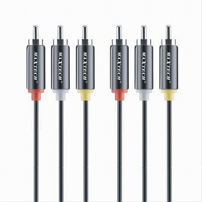 TRADE SHOP TRAESIO Trade Shop - Cable Triple Rca Audio Video Tv 3 X Rca Masculino / Male 1,5mt 4d Sound Rca-r01 - TRADE SHOP TRAESIO Trade Shop - Cable Triple Rca Audio Video Tv 3 X Rca Masculino / Male 1,5mt 4d Sound Rca-r01 -