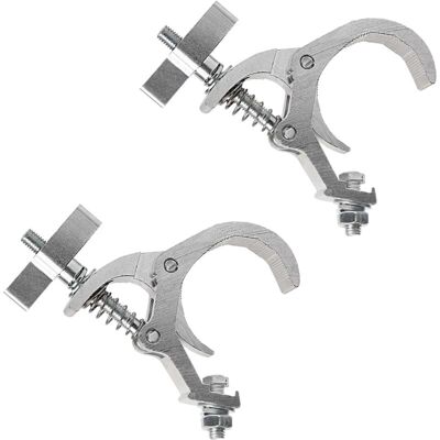 OEM Kit De 2 Ganchos Para Luces De Dj, Soporte Para Truss De 40-70 Mm, Gancho De Sujeción Para Iluminación De Escenario Y Led OEM Kit De 2 Ganchos Para Luces De Dj, Soporte Para Truss De 40-70 Mm, Gancho De Sujeción Para Iluminación De Escenario Y Led