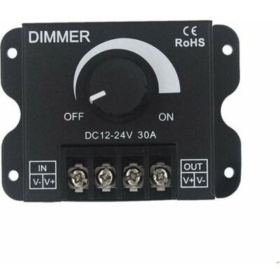 OEM Controlador Led Regulable 12v 24v 30a Pwm, Regulador De Intensidad De 360w Para Tiras Led O Luces Led OEM Controlador Led Regulable 12v 24v 30a Pwm, Regulador De Intensidad De 360w Para Tiras Led O Luces Led