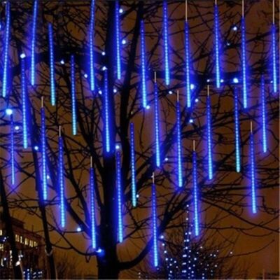 SANS MARQUE Precio Ue – Azul – Guirnalda De Luces Led Para Exteriores, 8 Tubos X 30 Cm, Lluvia De Meteoritos, Decorativa SANS MARQUE Precio Ue – Azul – Guirnalda De Luces Led Para Exteriores, 8 Tubos X 30 Cm, Lluvia De Meteoritos, Decorativa