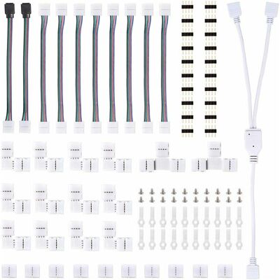 OEM Connecteurs De Bande, Kit Connecteur Bande Lumière Led, Avec Connecteurs Males 4 Broches Connecteurs Led Forme De L, Connecteur Bande Led Rgb 5050, Pour Led 10mm Ensemble D'Accessoires D'Extension OEM Connecteurs De Bande, Kit Connecteur Bande Lumière Led, Avec Connecteurs Males 4 Broches Connecteurs Led Forme De L, Connecteur Bande Led Rgb 5050, Pour Led 10mm Ensemble D'Accessoires D'Extension