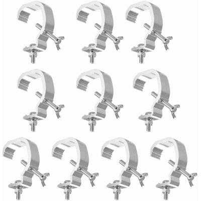 OEM Paquete De 10 Abrazaderas De Gancho Para Luces De Dj Para Soportes De Truss, Gancho De Fijación De Luz De 35-52 Mm, Gancho De Soporte De Luz Con Abrazadera En C, Medio Acoplador, Accesorio De Luz De C OEM Paquete De 10 Abrazaderas De Gancho Para Luces De Dj Para Soportes De Truss, Gancho De Fijación De Luz De 35-52 Mm, Gancho De Soporte De Luz Con Abrazadera En C, Medio Acoplador, Accesorio De Luz De C