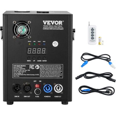 Máquina de Chispa Vevor - Control ajustable de fuegos artificiales 2-4m - Máquina de fuegos artificiales Máquina de Chispa Vevor - Control ajustable de fuegos artificiales 2-4m - Máquina de fuegos artificiales