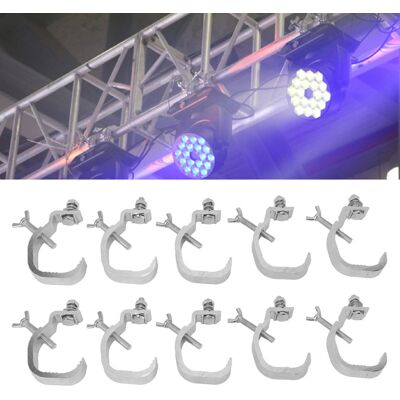 OEM Abrazadera Para Focos De Escenario – Paquete De 10 Abrazaderas Para Focos Y Luces Led, Aleación De Aluminio, Diámetro Exterior Ajustable De 30 A 52 Mm, Capacidad De Carga Máxima De 35 Kg. OEM Abrazadera Para Focos De Escenario – Paquete De 10 Abrazaderas Para Focos Y Luces Led, Aleación De Aluminio, Diámetro Exterior Ajustable De 30 A 52 Mm, Capacidad De Carga Máxima De 35 Kg.