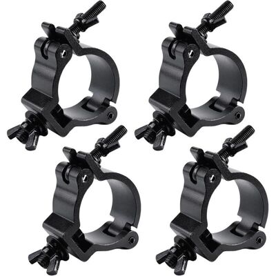 OEM Abrazadera De Montaje Para Estructuras De 48–52 Mm – Paquete De 4, Compatible Con Luces De Escenario Y Focos Móviles. OEM Abrazadera De Montaje Para Estructuras De 48–52 Mm – Paquete De 4, Compatible Con Luces De Escenario Y Focos Móviles.