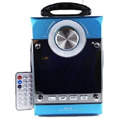 TRADE SHOP TRAESIO Trade Shop - Speaker Multimediale Ms-35 Cassa Portatile Radio Fm Mp3 Usb Sd Aux Display Led - TRADE SHOP TRAESIO Trade Shop - Speaker Multimediale Ms-35 Cassa Portatile Radio Fm Mp3 Usb Sd Aux Display Led -