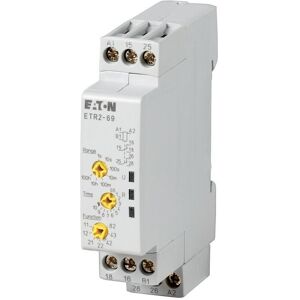 Eaton ETR2-69 Relé de Tiempo - 0.5s-100h, Montaje en riel, 3A, IP20 Eaton ETR2-69 Relé de Tiempo - 0.5s-100h, Montaje en riel, 3A, IP20