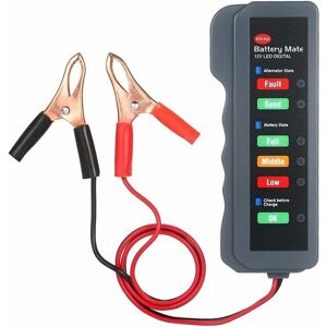 DPZO Comprobador De Alternador De Batería De Coche De 12 V Con Pantalla Digital Led, Indicador De Estado De La Batería, Analizador De Carga Del Alternador Con Pinza De Cobre Y Led Para Coches Y Motocicleta DPZO Comprobador De Alternador De Batería De Coche De 12 V Con Pantalla Digital Led, Indicador De Estado De La Batería, Analizador De Carga Del Alternador Con Pinza De Cobre Y Led Para Coches Y Motocicleta
