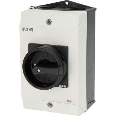 Interruptor Eaton P1-25/I2/SVB-SW/HI11 - 3P, 25A, Negro - Interruptor Interruptor Eaton P1-25/I2/SVB-SW/HI11 - 3P, 25A, Negro - Interruptor