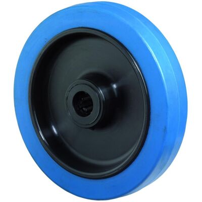 BS B61.160 Rueda de Goma Azul - Rueda para Muebles BS B61.160 Rueda de Goma Azul - Rueda para Muebles