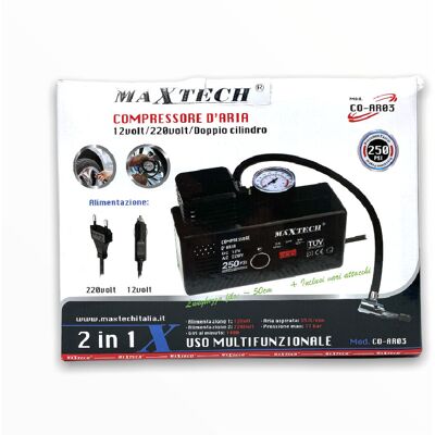 Compresor de aire portátil Trade Shop - 35L 17bar 12V/220V Compresor de aire portátil Trade Shop - 35L 17bar 12V/220V
