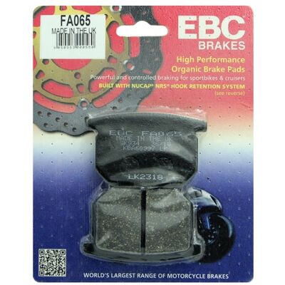 EBC Frenos Orgánicos FA065 - Pastillas de Freno EBC Frenos Orgánicos FA065 - Pastillas de Freno