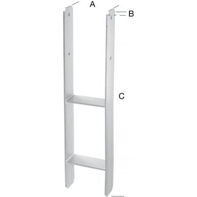 Magni Soporte para poste 91mm 8mm CE Magni Soporte para poste 91mm 8mm CE