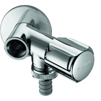 Válvula de un solo grifo Schell 033090699 de latón con anti-retorno - Cromo Válvula de un solo grifo Schell 033090699 de latón con anti-retorno - Cromo