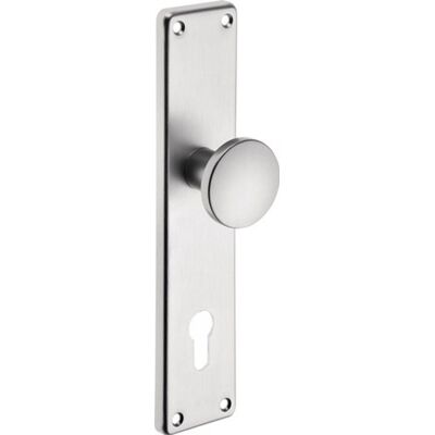 EDI 344 Z Mango de Puerta y Placa en Acero Inoxidable - Mango EDI 344 Z Mango de Puerta y Placa en Acero Inoxidable - Mango