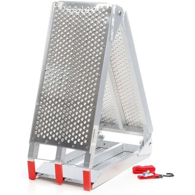 Wiltec - 270 kg 3-pliegues rampa - antideslizante - aluminio - Ramp Wiltec - 270 kg 3-pliegues rampa - antideslizante - aluminio - Ramp