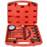 TRADE SHOP TRAESIO Kit 18PZ. comprobador de presión para motores diesel TDi cdi td de coche