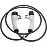 Cable carga tipo 2 a tipo 2 compatible con Audi Q3 tfsi e, e-tron Sportback coche eléctrico - Cable conexión, 1 fase, 16 a, 3,5 kW, 3 m - Vhbw