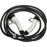 Vhbw - Cable carga tipo 2 a tipo 2 compatible con bmw X1 xDrive 25e, iX, iX3 coche eléctrico - Cable conexión, 1 fase, 32 a, 7 kW, 5 m