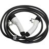 Cable carga tipo 2 a tipo 2 compatible con bmw X2 xDrive 25e, X3 xDrive 30e coche eléctrico - Cable conexión, 1 fase, 32 a, 7 kW, 5 m - Vhbw