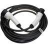 Vhbw - Cable carga tipo 2 a tipo 2 compatible con Volkswagen E-Golf, Golf gte, e-up coche eléctrico - Cable conexión, 1 fase, 32 a, 7 kW, 10 m