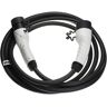 vhbw Cable carga tipo 2 a tipo 2 compatible con Volkswagen Tiguan eHybrid, Touareg PHEV coche eléctrico - Cable conexión, 3 fases, 32 A, 22 kW, 5 m