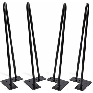 LINGHHANG 4 Patas De Mesa De Horquilla, Sólidas, De 2 Alambres, Longitud 30 Cm LINGHHANG 4 Patas De Mesa De Horquilla, Sólidas, De 2 Alambres, Longitud 30 Cm
