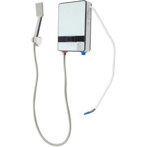 GOJOY 6500 W Calentador De Agua Eléctrico Con Pantalla De Temperatura Led Y Cabezal De Ducha Inteligente De Contacto, Calentador De Agua Instantáneo, Caliente Sin Tanque 220 V GOJOY 6500 W Calentador De Agua Eléctrico Con Pantalla De Temperatura Led Y Cabezal De Ducha Inteligente De Contacto, Calentador De Agua Instantáneo, Caliente Sin Tanque 220 V