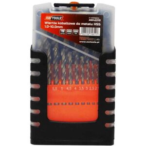Brocas AWTOOLS - 1,0-10,0 mm Metal Cobalto Juego Brocas AWTOOLS - 1,0-10,0 mm Metal Cobalto Juego