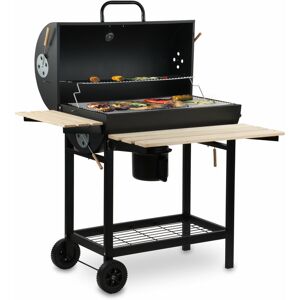Bbq-toro - Carro De Carbón Ø 42 X (l) 80 Cm Ahumador De Carbón Premium Móvil Bbq-toro - Carro De Carbón Ø 42 X (l) 80 Cm Ahumador De Carbón Premium Móvil