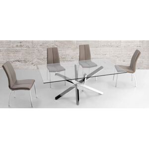 Lámpara de Mesa Havana - G9 Blanco/Cromo - 50cm Lámpara de Mesa Havana - G9 Blanco/Cromo - 50cm